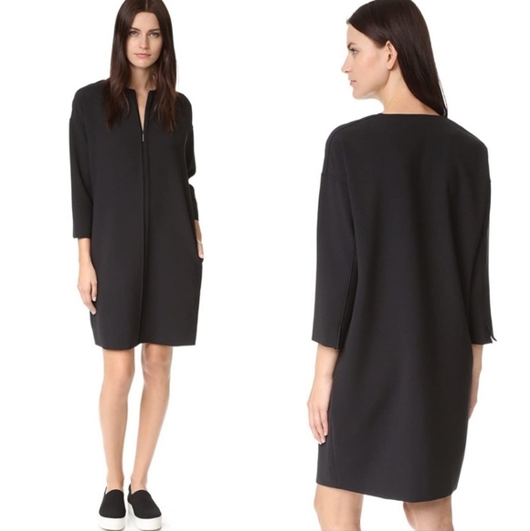 VinceSeam Front Dress Black Small